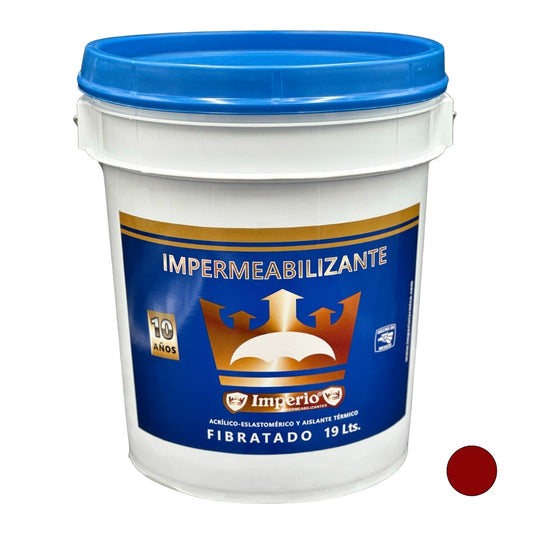 Impermeabilizante 10 Años Fibratado Terracota 19 Lts