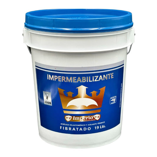 Impermeabilizante 7 Años Fibratado Blanco 19 Lts