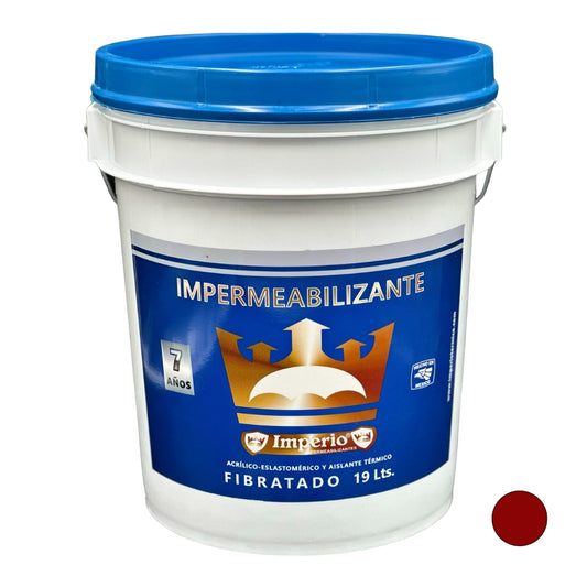 Impermeabilizante 7 Años Fibratado Terracota 19 Lts